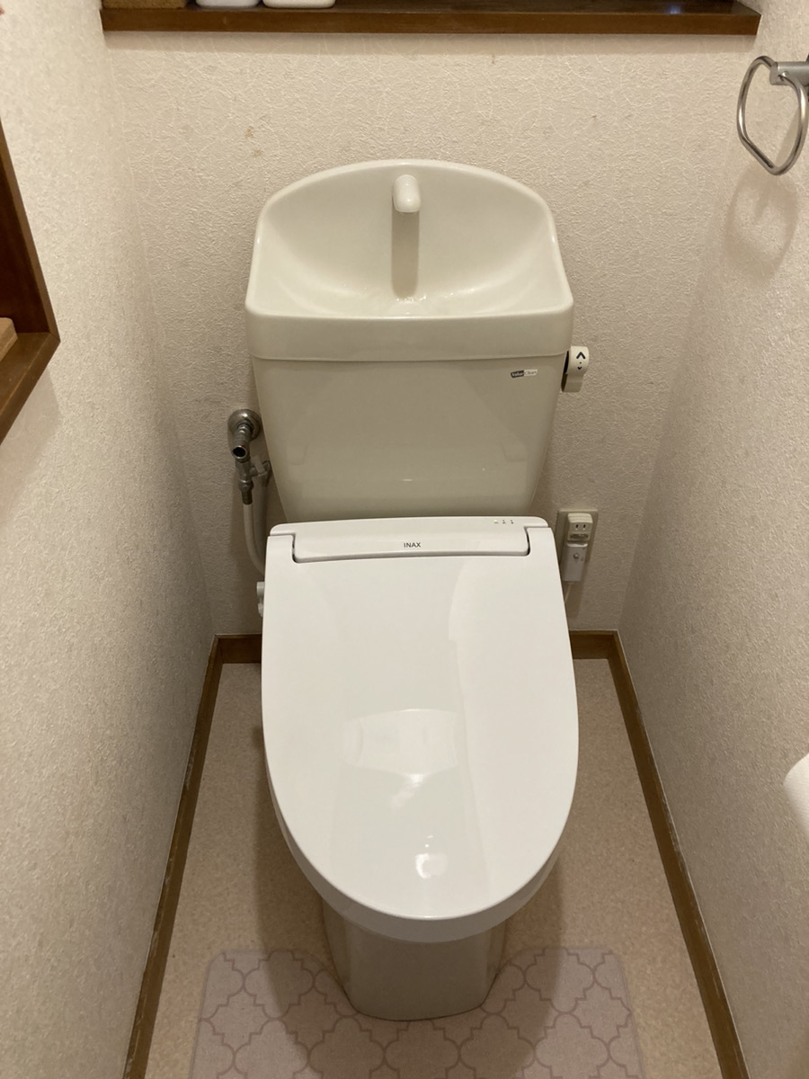 函南町で10年使用した温水洗浄便座（シャワートイレ）の交換ならニラスイホームへ！